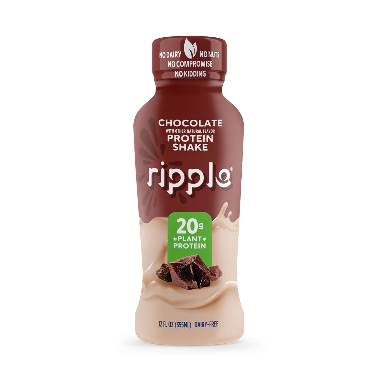 Ripple 12 oz Protein Shakes (12 Fl Oz (Pack of 12), Variety Pack (Chocolate and Vanilla))