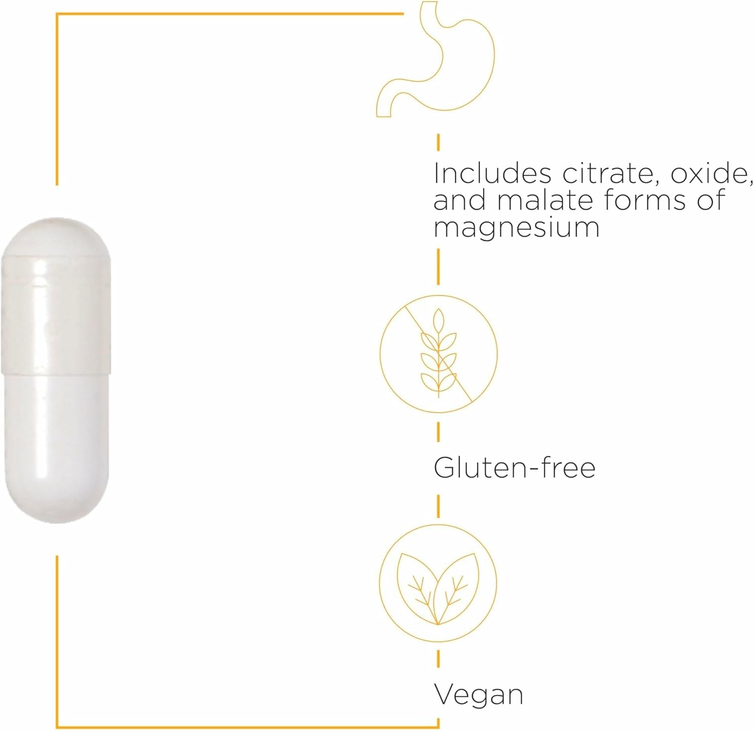 Integrative Therapeutics Tri-Magnesium - Supports Cellular Energy & Energy Metabolism* - Magnesium Supplement for Heart & Nerve Health Support* - Dairy-Free & Gluten-Free - 90 Capsules (90 Servings)