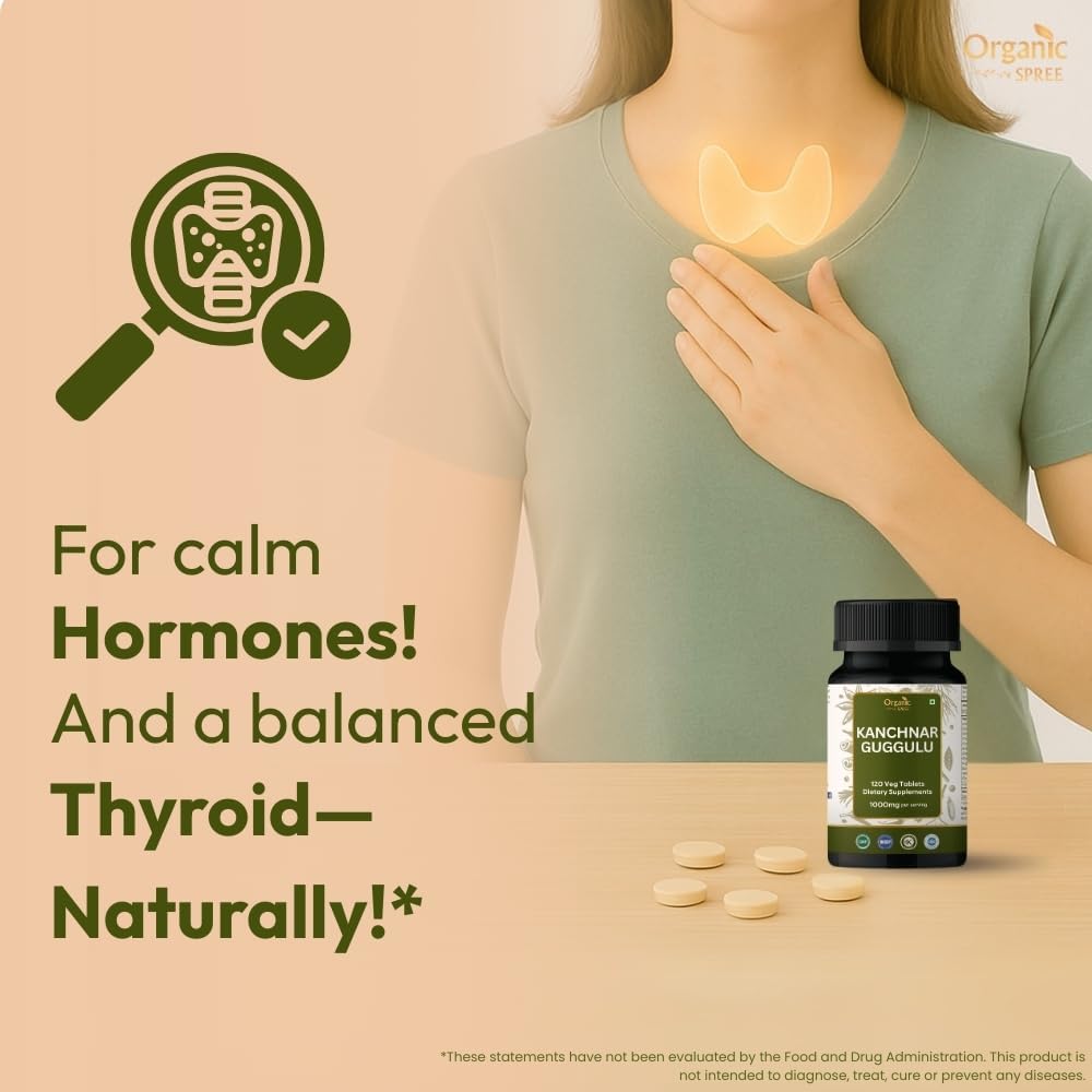 Kanchnar Guggulu 120 Tablets - Supports Detox and Lymphatic Health* - Ayurvedic Formulation - Certified and Vegetarian (1)