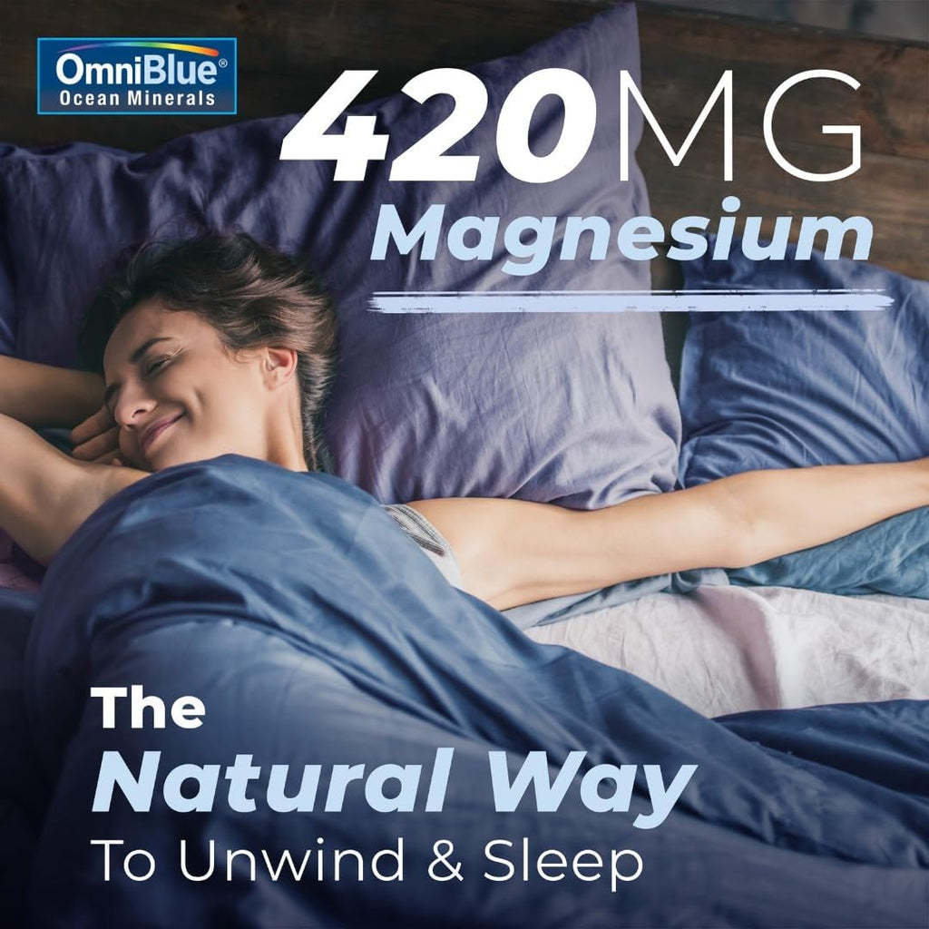 Ocean Minerals - 70+ Trace Minerals & Liquid Magnesium - Potassium, Chloride- Low Sodium - Natural Support for Sleep, Digestion, Regularity, Hydration & Electrolyte Balance (8 oz)
