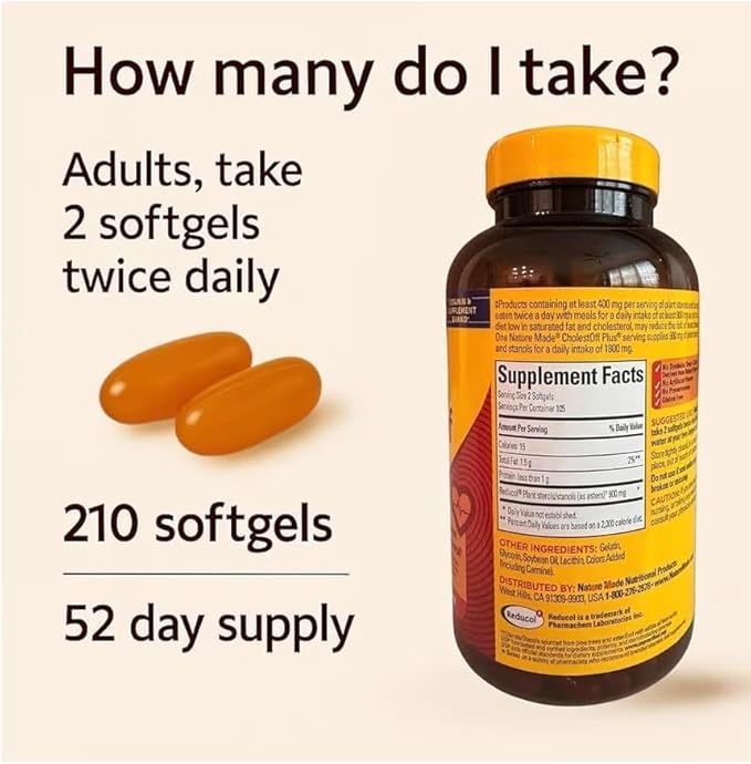 GOOFY TURTLE Nature Cholest-Off Plus, 210 Softgels Bundle | Gluten Free | Take 2 Softgels Twice Daily