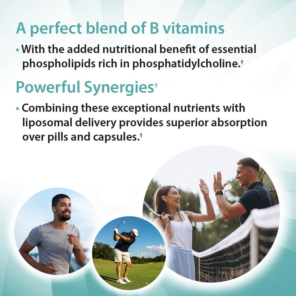 Aurora Nutrascience Mega-Liposomal B-Complex + Vitamin C, Supports Energy, Immune & Nervous System Health, Gluten Free, Non-GMO, Sugar-Free, Organic Fruit Flavor, 32 Servings, 16 Fl oz