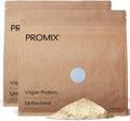 ProMix Nutrition Plant-Based Vegan Protein Powder, Unflavored - Pea Protein & Vitamin B-12 - ­Post Workout Fitness & Nutrition Shakes, Smoothies, Baking & Cooking Recipes - 5 Pound (Pack of 2)