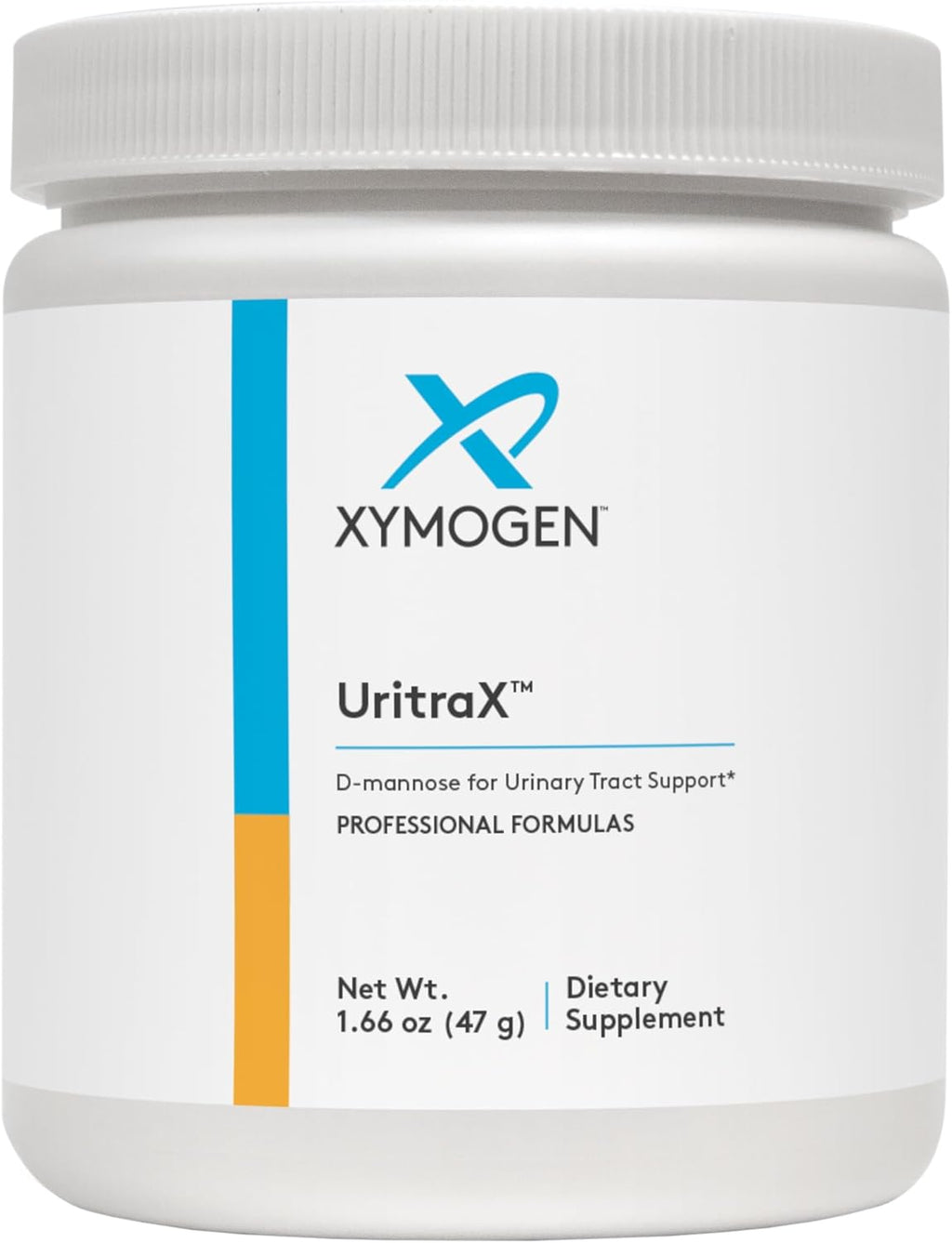 XYMOGEN UritraX - D Mannose Supplement for Urinary Tract and Bladder Health - D Mannose Powder - Health Supplements - Vegan, Gluten Free + Non GMO (1.66 oz)