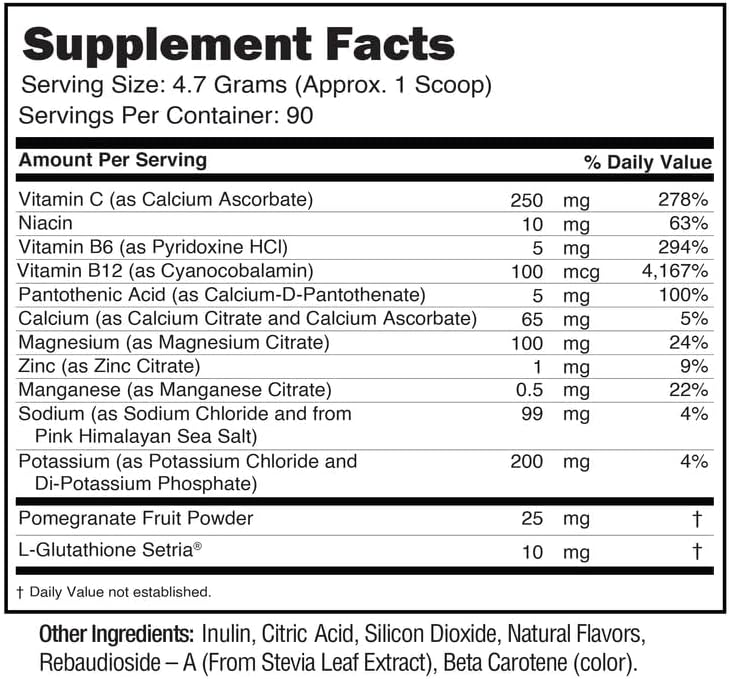 JUNP Electrolytes Powder No Sugar No Carbs – Fresh Squeezed Lemonade Drink Mix - Potassium & Salt Electrolyte Hydration Powder Zero Calorie Sugar Free Electrolyte Powder, Keto Friendly, 180 Servings