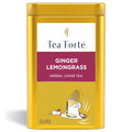 Tea Forte Ginger Lemongrass Premium Loose Leaf Caffeine-Free Herbal Tea Blend Canister, Makes 35-50 Cups