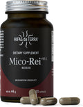 HIFAS DA TERRA Mico-Rei - Organic Reishi Mushroom Extract Powder Capsules, Nootropic Supplements for Women & Men, Red Reishi Adaptogen Pills for Energy & Immune Support for Women & Men - 70 Capsules