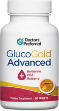 DOCTORS' PREFERRED GlucoGold Advanced Berberine 1000mg, 90 Tablets