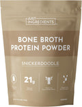 Bone Broth Protein Powder – Snickerdoodle | 15 Servings | 21g Grass-Fed Protein per Serving | Dairy-Free | Collagen for Gut, Skin & Joint Support | Made with Real Food Ingredients