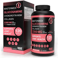 mastermedi Glucosamine Chondroitin MSM Collagen Capsules – 2300mg Joint Support Formula – with Turmeric, Boswellia, Hyaluronic Acid – Mobility & Flexibility Support – 120 Capsules, 30-Day Supply