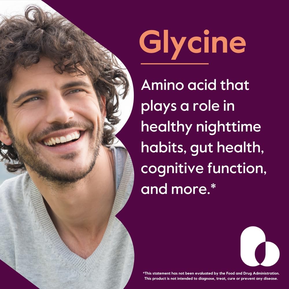 BESTVITE Glycine 1000mg per Capsule (240 Vegetarian Capsules) - No Stearates - Vegan - Non GMO - Gluten Free