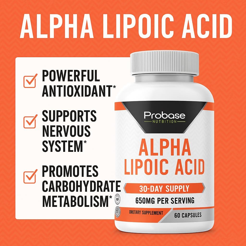 Alpha Lipoic Acid (ALA) 60 Capsules 30-Day Supply