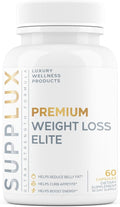 Premium Weight Loss Elite | Supports GLP-1 Pathway Function | Weight Loss Pills for Women, Fat Burner for Men | 5 Strategic Backed Ingredients | 3rd Party Tested Supplement - 60 Pills