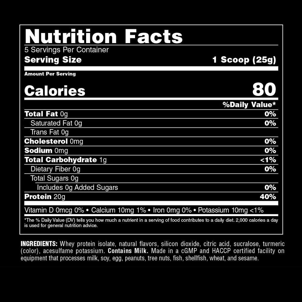 Clear Whey Isolate Protein Powder - Easy to Digest and Mix, 5g BCAA, Deliciously Juicy, Refreshing Anytime Drink for Men and Women, Pineapple Orange 125g (5 Servings)