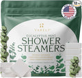 Yareli Shower Steamers for Sinus Relief, 12 Pack, for Men & Women - Aromatherapy and Self Care - Eucalyptus Mint