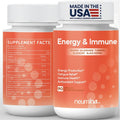 Women's Energy & Immune Complex | Energy Production, Fatigue Relief, Immune Health, Antioxidant Support | Vegan, Non-GMO, Made in USA, 90 Servings