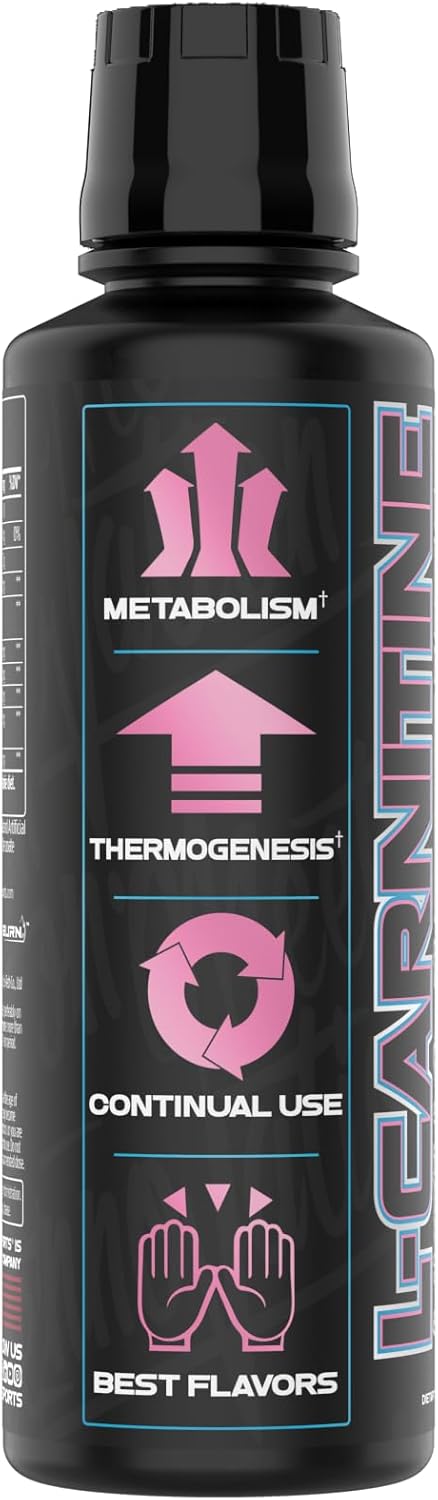 VMI Sports L-Carnitine 1500 Heat Liquid Enhanced Thermogenic | 1500 mg Carnitine | Maximum Absorption Formula | Great Taste for Men & Women | 31 Servings (Miami Vice)