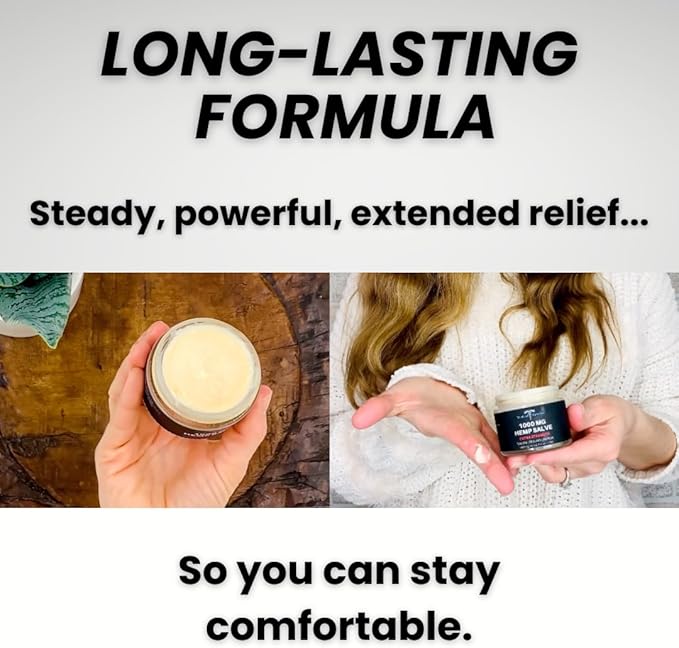 Medical Miracles Hemp 3000 Mg Extreme Strength Hemp Salve : Ideal for HIPS, Joints, Neck, Back, Elbows, Fingers, Hands, and Knees Made in USA