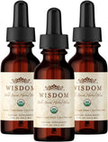 Organic Turmeric, Frankincense and Myrrh – Herbal Supplement Blend for Energy, Detox, Focus, Immunity & Stress – Non-GMO Vegan Tonic with Milk Thistle – Wisdom Bible Based Blend – 2oz Liquid Drops