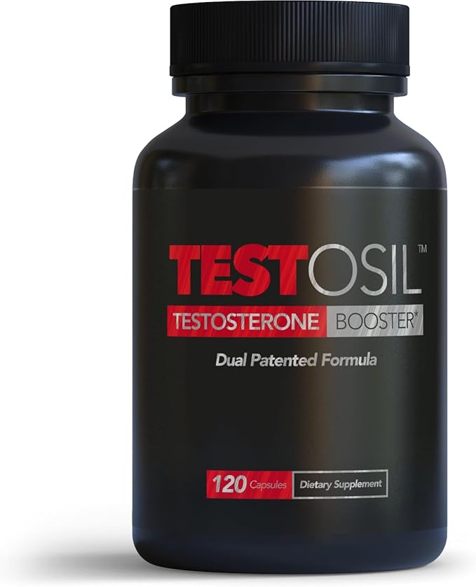 Leading Edge Health Testosil - Testosterone Supplement for Men – 120 Testosterone Booster Capsules with Ashwagandha (KSM 66), & Fenugreek – for Energy, Muscle Health & Vitality Support