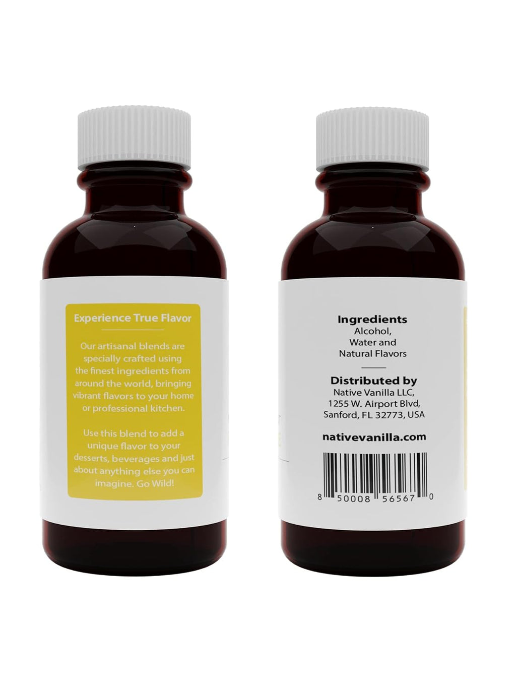 Native Vanilla - Pineapple Flavor - 4 Fl Oz - Pure Flavors and Extracts - Perfect for Cooking, Baking, and Dessert Crafting