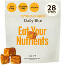 GEM Daily Multivitamin for Women & Men, 20+ Vitamins & Minerals zinc, Vitamin D, B, K, Folic Acid, Turmeric, Beta Glucan GLP-1 booster, Supports Gut, Skin, Brain, Immunity (Citrus Ginger, 28 Servings)
