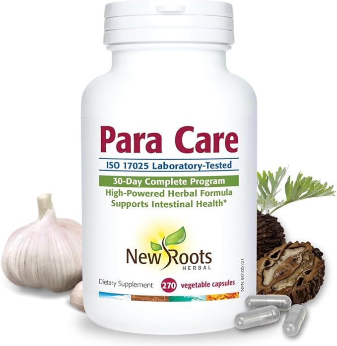 NEW ROOTS HERBAL para Care Cleanse and Detox Supplement | 11-in-1 Formula with Black Walnut, Wormwood | Herbal Formula, Supports Intestinal Health (270 Vegetable Capsules)