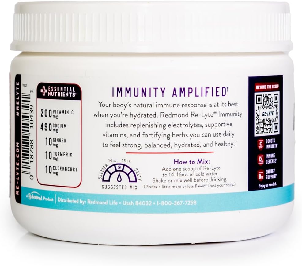 REDMOND Re-Lyte Immunity, Multivitamin Supplement Mix (BlackBerry)