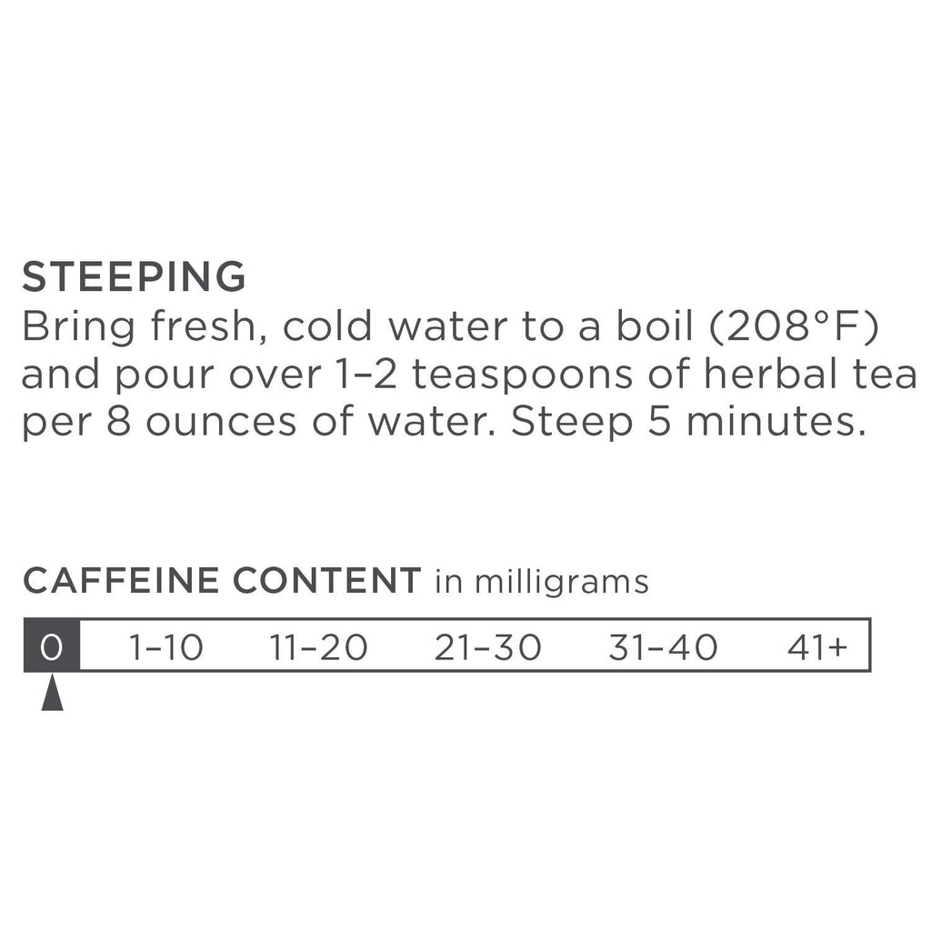 Tea Forte Radiance Premium Organic Loose Leaf Caffeine-Free Herbal Tea Blend Canister, Makes 35-50 Cups