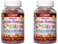 Coral Calcium Vitamin D3 Kids Gummy, Natural Cherry Flavor, Non GMO, Gluten-Free, Dairy-Free, Soy-Free and Gelatin Free - 300 mg of Calcium, and 800 IU of Vitamin D3-60 Gummies (1 Pack)