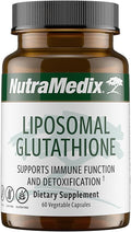 NutraMedix Liposomal Glutathione Supplement - L Glutathione for Full Body Detox, Cleanse and Immune Support - Formulated for Optimal Absorption - Soy, Dairy and Gluten-Free (60 Capsules)