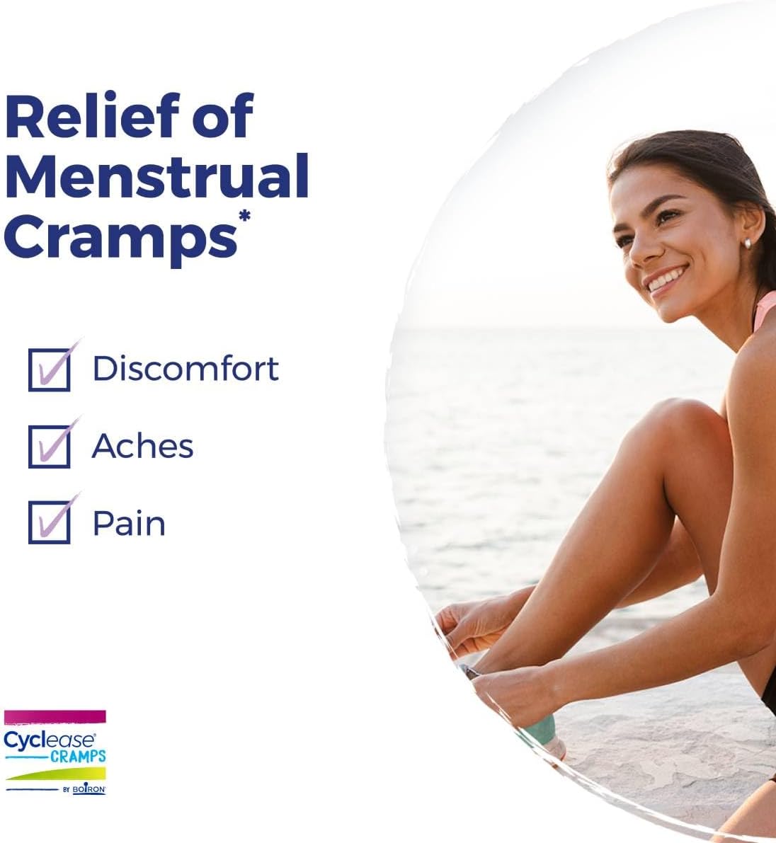 Boiron Cyclease Cramps for Relief from Menstrual Cramps, Aches, Pain, and Discomfort - 120 Count (2 Pack of 60)