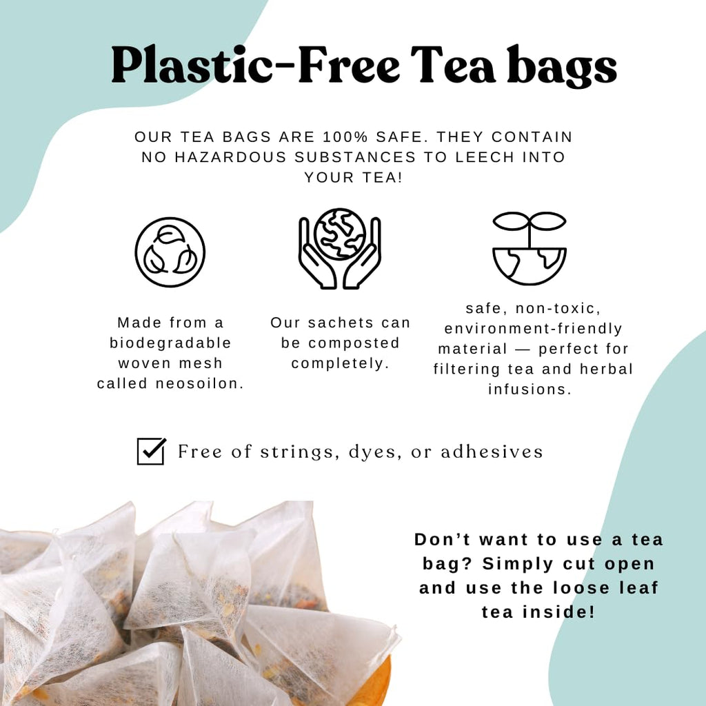 AutoimmuniTea –- AIP Energy Tea Blend, for Energy Boost, Cognitive Function, with Organic Green Tea, Lemongrass, and Spearmint - 15 Tea Bags (30 Cups)