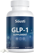 GLP-1 Supplement Support, GLP Activate Natural Formula for Women & Men, GLP-1 Supplement for Metabolic, Energy and Overall Health, Take Before Meal (60 Capsules)