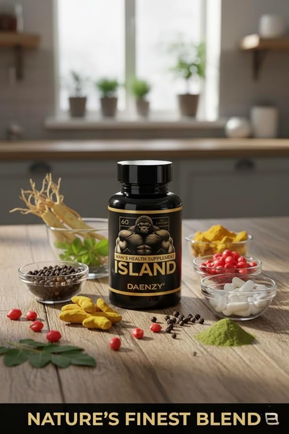 Island Daily Wellness Capsules, Herbal Formula for Energy & Balance, 60 Capsules