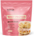 ProDough Gourmet Whey Isolate Hydrolized Protein Powder for Shake Mix- Easy Digest Enzyme Blend, 25g Protein per Serving, Natural Ingredients, Gluten Free, Keto Friendly (Glazed Donut)