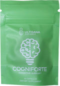 Cogniforte-On-The-Go Brain Supplement for Memory and Focus, Trial Pack | Enhanced Cognitive Support, Mental Clarity | L-Theanine, Ginkgo Biloba, Taurine, Vitamin B12 & Caffeine | 10 Count