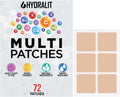 Multi Plus Topical Patch for Adults Men Women Essential Daily Healthy Patches Natural Boost Time-Released Formula All Day Nutrition Immune Support Skin Travel Friendly 72 Pack