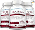 Approved Science Cholestrin - Lipid Level Support - Antioxidants, Lecithin, Berberine HCL, Berries, BioPerine - 60 Capsules - Pack of 3