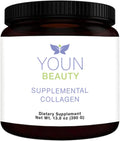 YOUN Beauty Supplemental Collagen Powder by Holistic Plastic Surgeon Dr. Anthony Youn, 30 Servings (Unflavored) – Fortigel, Fortibone & Verisol Multi-Collagen Peptides for Skin Health