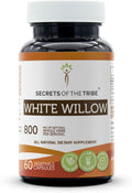 Secrets of the Tribe White Willow Capsules 800 mg White Willow (Salix Alba) Dried Bark (60 Capsules)