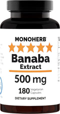 Banaba Extract 500 mg - 180 Capsules