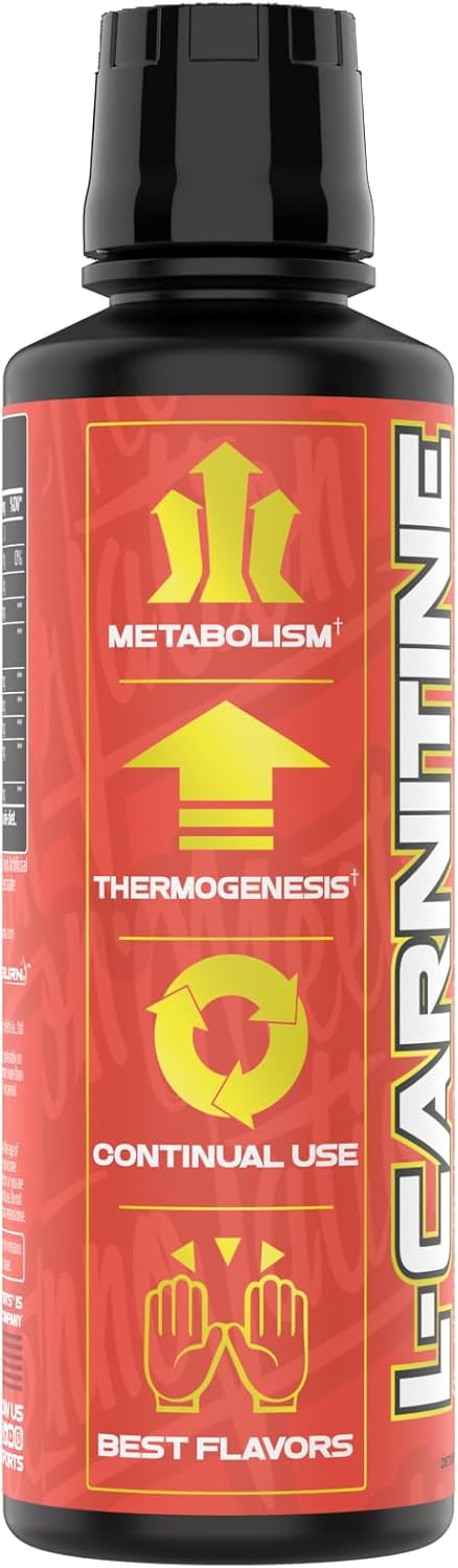 VMI Sports L-Carnitine 1500 Heat Stimulant Free Thermogenic Metabolic Support & Fat Loss for Men & Women | 1500mg L-Carnitine | Convenient Liquid (Peach Mango)
