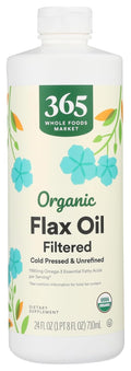 365 by Whole Foods Market, Organic Filtered Flax Oil, 24 fl oz
