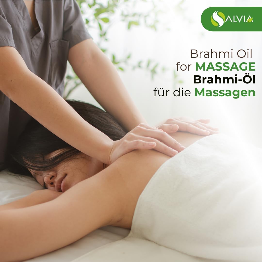 Salvia Brahmi (Bacopa monnieri) Oil - 15ml/0.507Fl Oz with Dropper