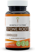 Secrets of the Tribe Stone Root 60 Capsules, 1000 mg, Responsibly farmed Stone Root (Collinsonia Canadensis) Dried Root (60 Capsules)