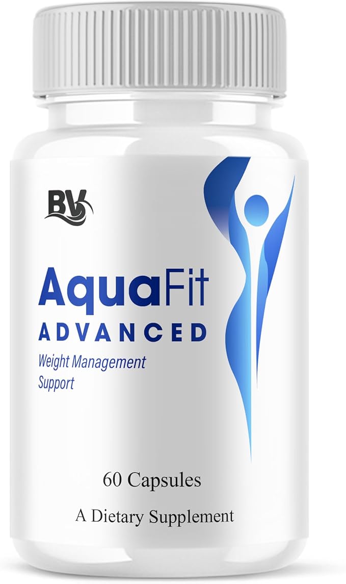 BLUE VIBE Aquafit Advanced Capsules, Aqua Fit Advanced Strength Overall Health & Wellness Support Supplement, Aquafit Official Premium All Natural Daily Health Support (1 Pack - 60 Capsules)
