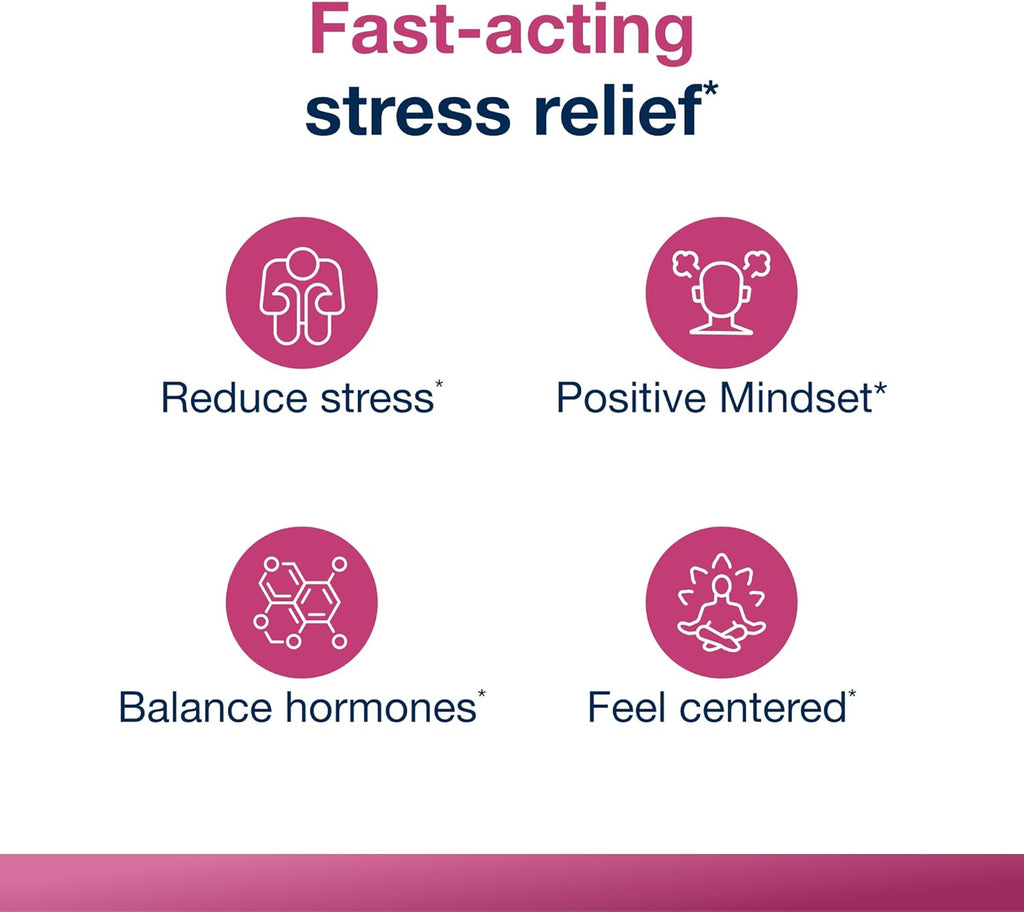 Metagenics HerWellness Rapid Stress Relief - Women's Stress Support Supplement with Saffron, L-Theanine & Vitamin B6* - Mixed Berry Flavor, 30 Soft Chews
