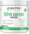 Organic Green Immunity Superfood Powder - Soothes Digestion, Boosts Healthy Vitality and Energy. Fast Acting Formula with Probiotics, Enzymes, Turmeric and Ashwagandha (30 Servings Lemon-Mint)