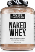 NAKED Whey Double Chocolate Grass Fed Whey Protein Powder, No GMO, No Soy, and Gluten Free. Nothing Artificial, Aid Growth and Recovery - 53 Servings